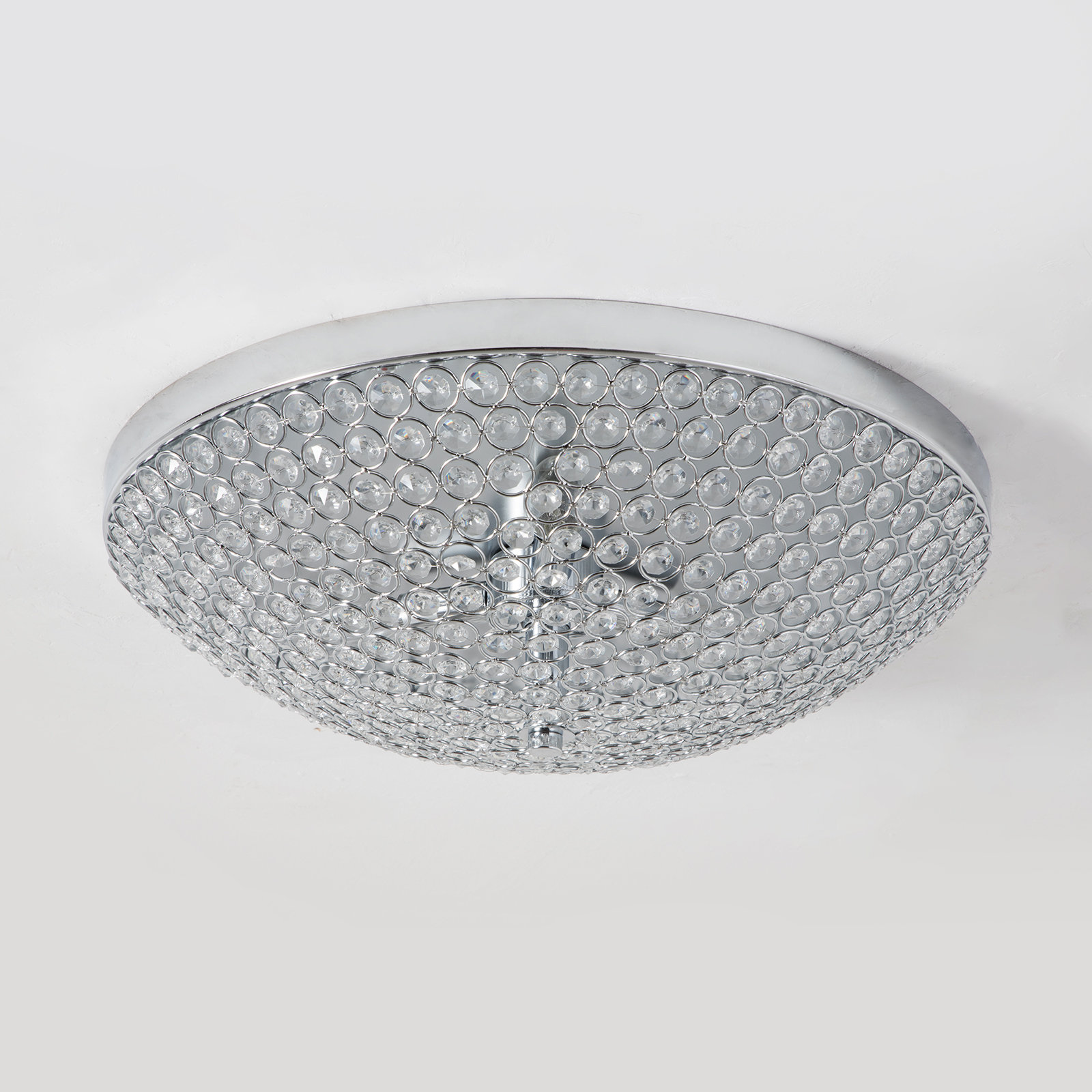 Willa Arlo Interiors Java Crystal Flush Mount